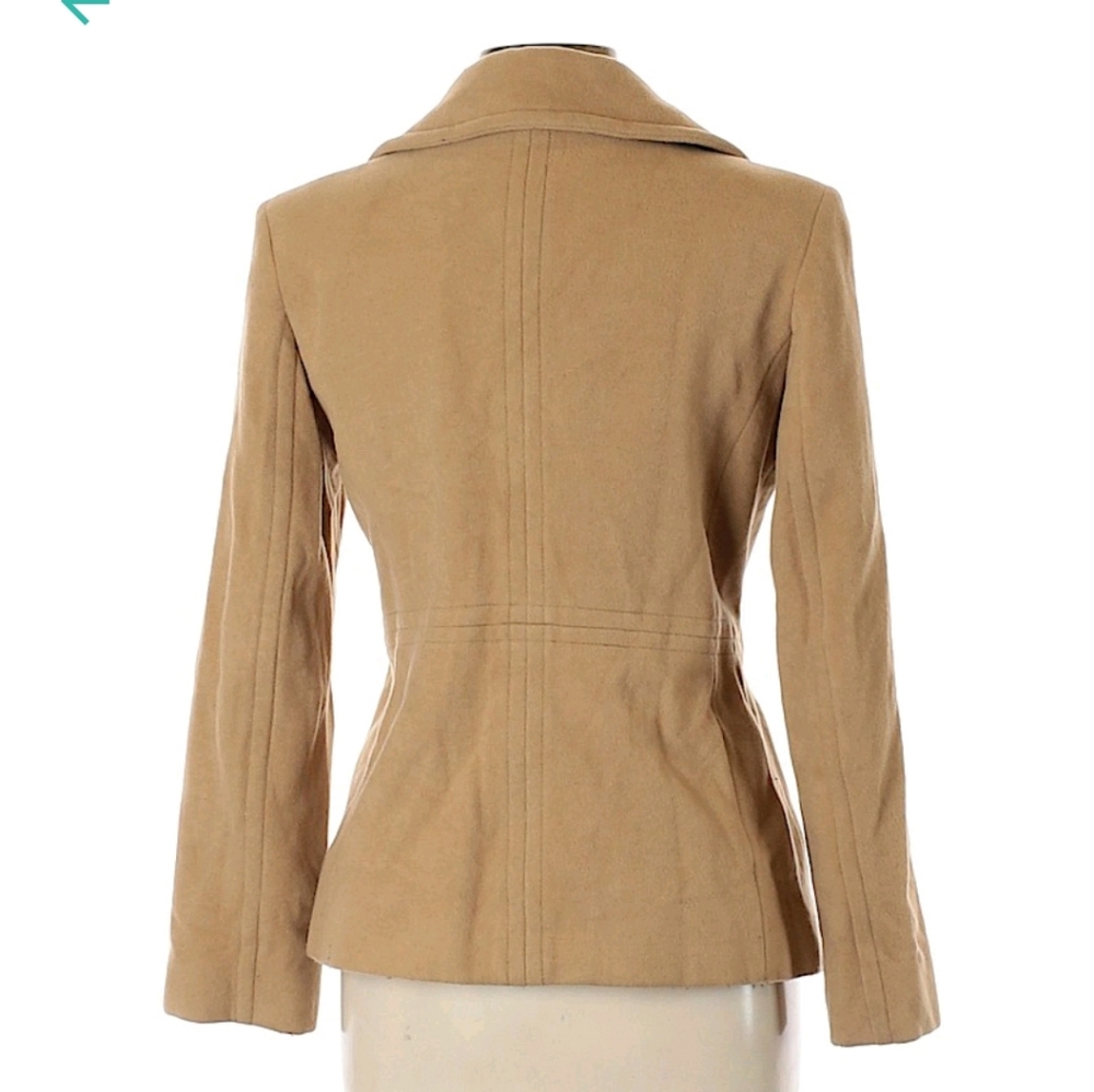 Nine West Tan Wool Coat size 10 - Picture 2 of 2